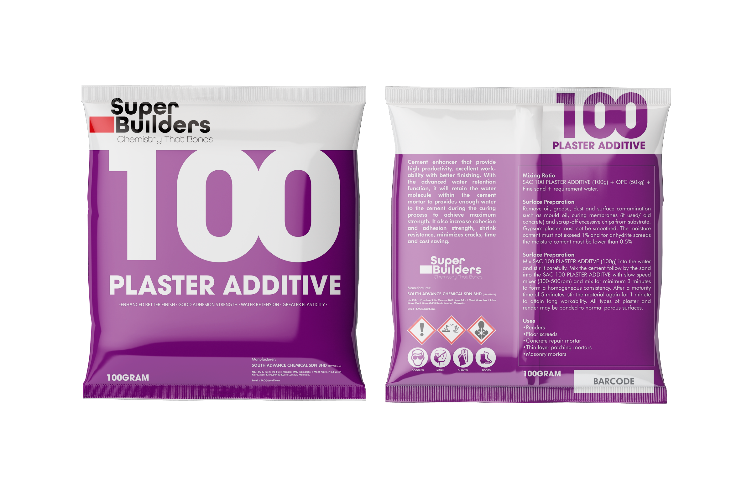 Plaster Additve 100 Superbuilders
