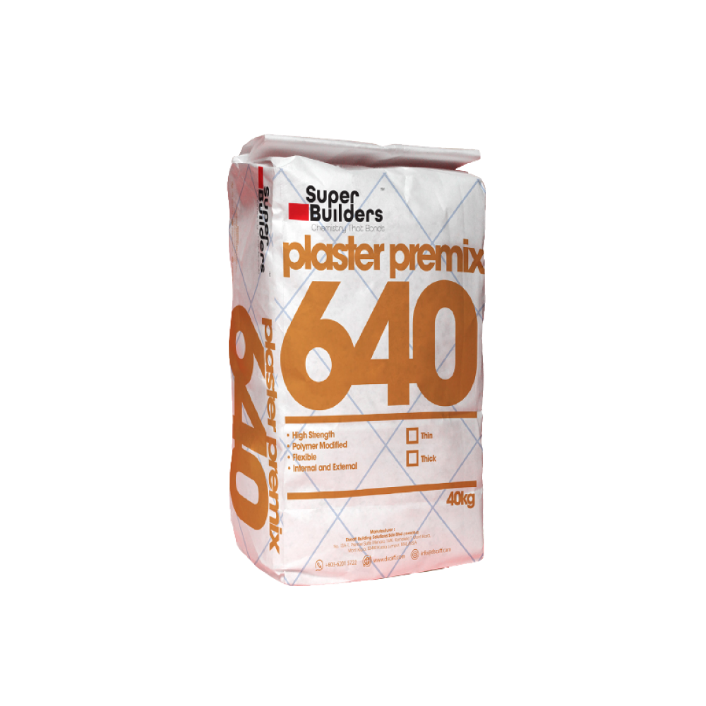 640 Plaster Premix - Super Builders